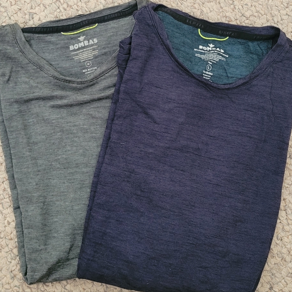 Bombas long sleeve shirts 50% merino wool